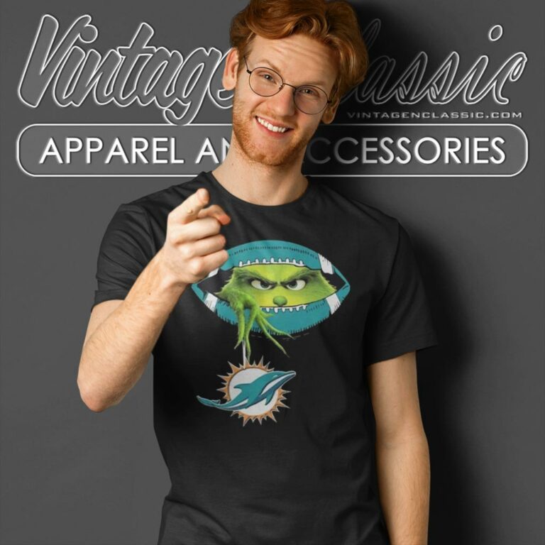 The Grinch Ew People Miami Dolphins Logo T Shirt The Grinch Ew People Miami Dolphins Logo T Shirt