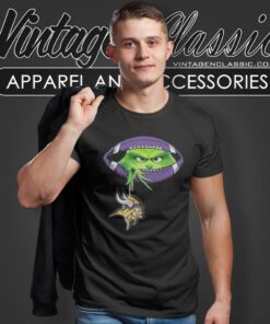 The Grinch Ew People Minnesota Vikings Logo T Shirt