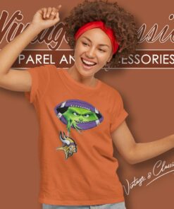 The Grinch Ew People Minnesota Vikings Logo Women T Shirt