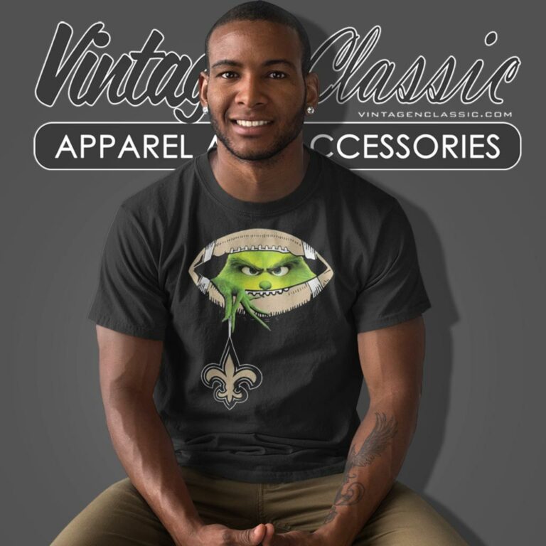 The Grinch Ew People New Orleans Saints Logo T Shirt The Grinch Ew People New Orleans Saints Logo T Shirt