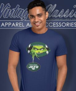 The Grinch Ew People New York Jets Logo T Shirt