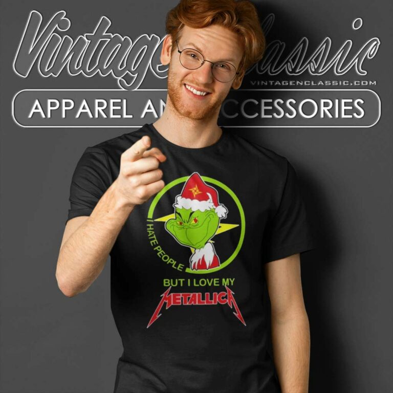 The Grinch Love Metallica Shirt I Hate People T Shirt The Grinch Love Metallica Shirt I Hate People T Shirt