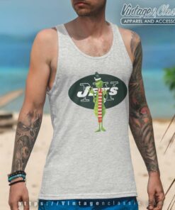 The Grinch New York Jets Tank Top Racerback