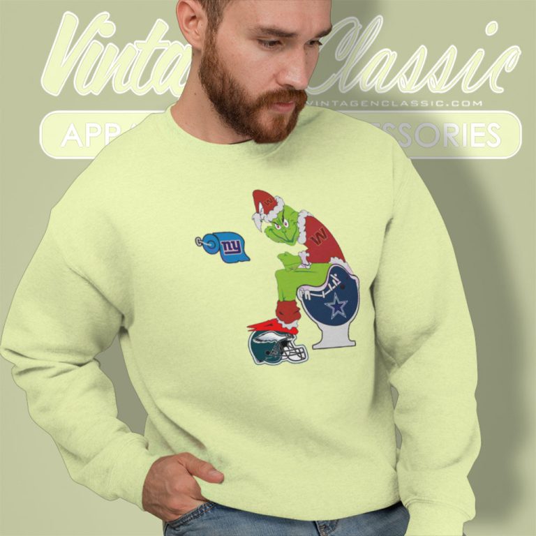 The Grinch Washington Commanders Dallas Cowboys Sweatshirt The Grinch Washington Commanders Dallas Cowboys Sweatshirt