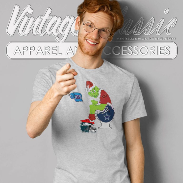 The Grinch Washington Commanders Dallas Cowboys T Shirt The Grinch Washington Commanders Dallas Cowboys T Shirt