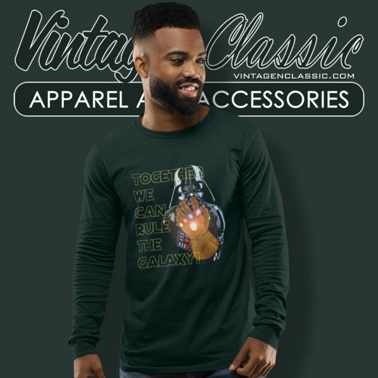 The Infinity Thanos Darth Vader Long Sleeve Tee The Infinity Thanos Darth Vader Long Sleeve Tee