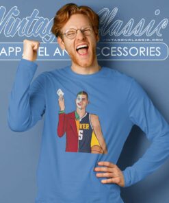 The Joker Nikola Joker Basketball Art Long Sleeve Tee