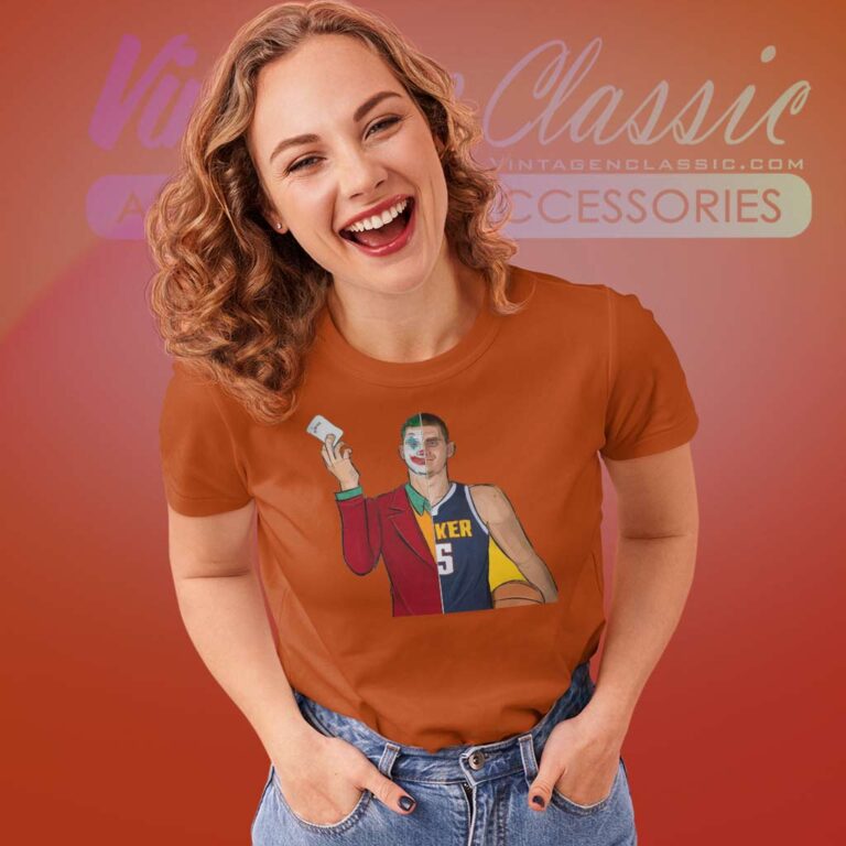 The Joker Nikola Joker Basketball Art Women TShirt The Joker Nikola Joker Basketball Art Women TShirt