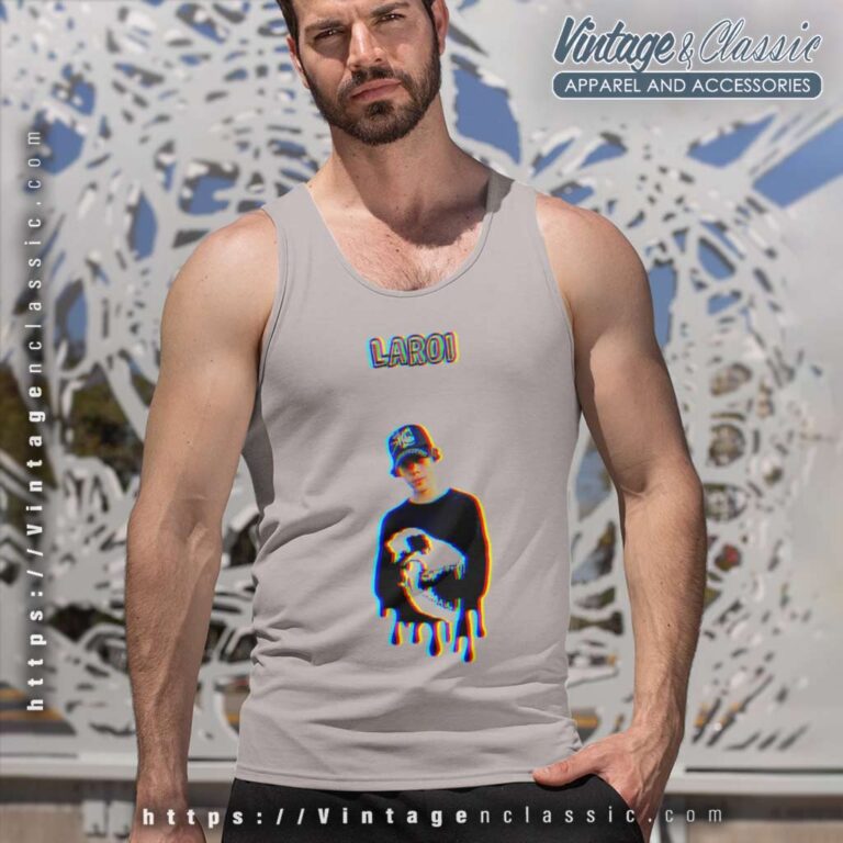 The Kid Laroi Glitch Tank Top Racerback The Kid Laroi Glitch Tank Top Racerback