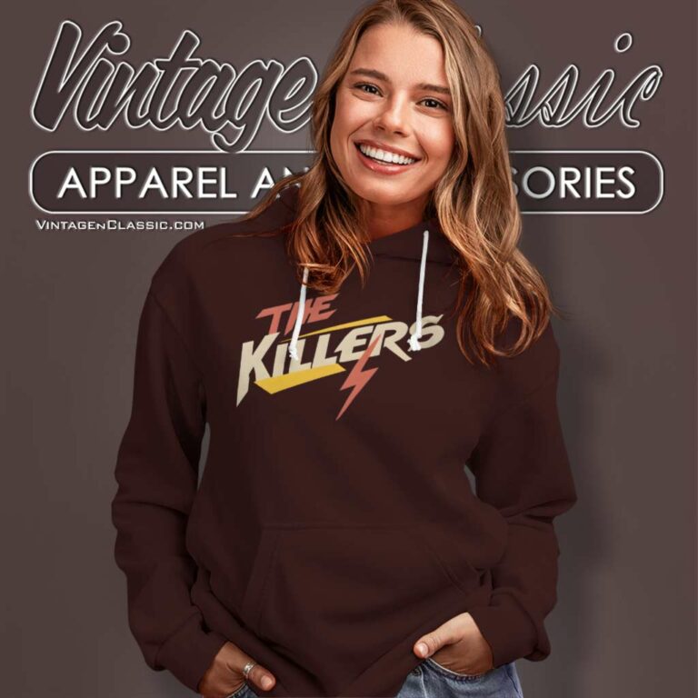 The Killers Brandon Flowers Logo Hoodie The Killers Brandon Flowers Logo Hoodie