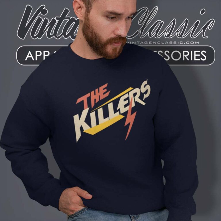 The Killers Brandon Flowers Logo Sweatshirt The Killers Brandon Flowers Logo Sweatshirt