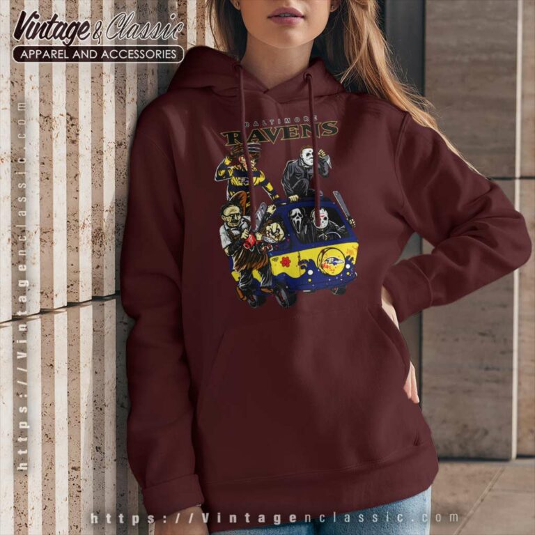 The Killers Club Baltimore Ravens Horror Hoodie The Killers Club Baltimore Ravens Horror Hoodie
