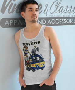 The Killers Club Baltimore Ravens Horror Tank Top Racerback