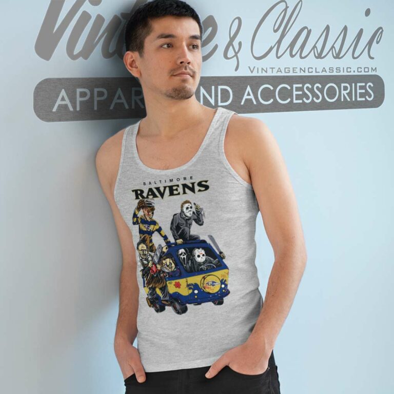 The Killers Club Baltimore Ravens Horror Tank Top Racerback The Killers Club Baltimore Ravens Horror Tank Top Racerback