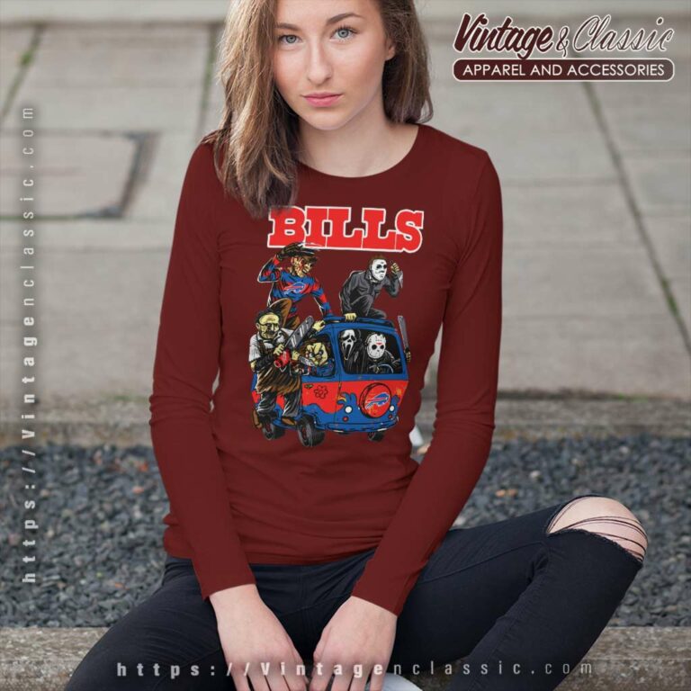 The Killers Club Buffalo Bills Horror Football Long Sleeve Tee The Killers Club Buffalo Bills Horror Football Long Sleeve Tee