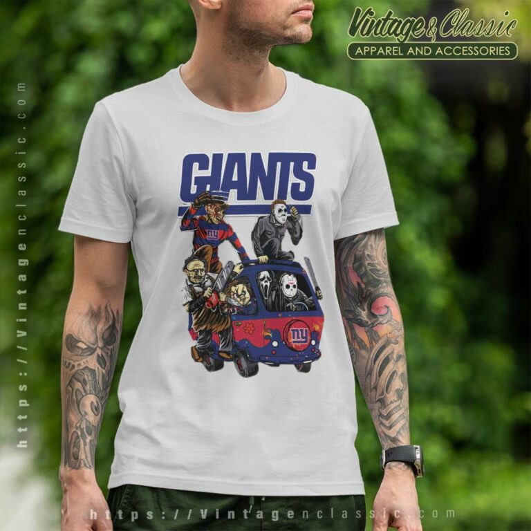 The Killers Club New York Giants Horror Nfl Football T Shirt The Killers Club New York Giants Horror Nfl Football T Shirt