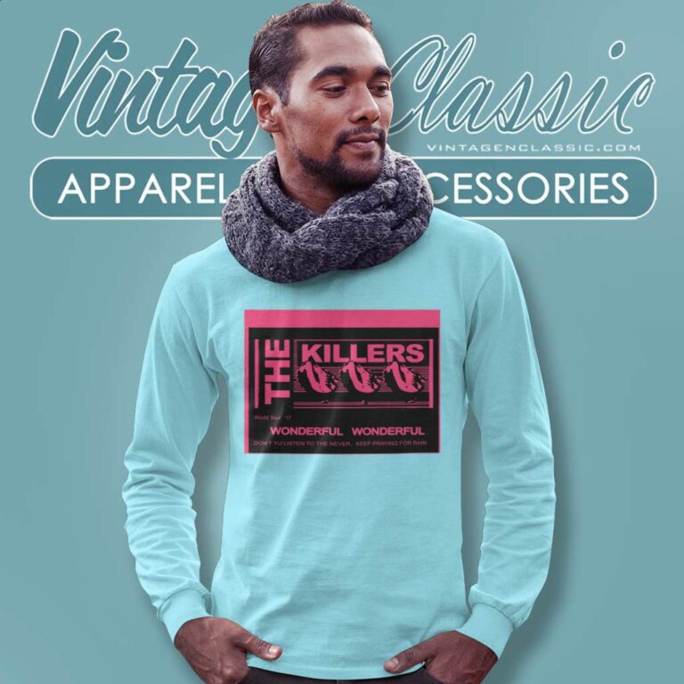 The Killers Deluxe Digital Album Long Sleeve Tee The Killers Deluxe Digital Album Long Sleeve Tee