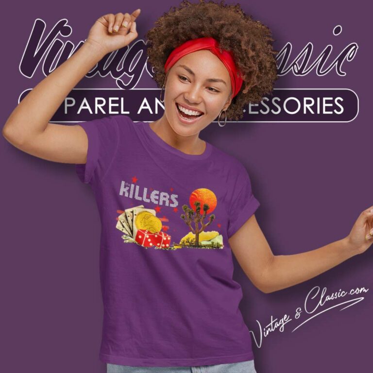 The Killers Joshua Tree Desert Natural Women TShirt The Killers Joshua Tree Desert Natural Women TShirt