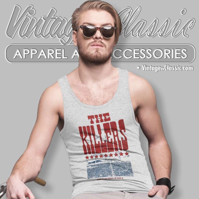 The Killers Made In Las Vegas Tank Top Racerback The Killers Made In Las Vegas Tank Top Racerback