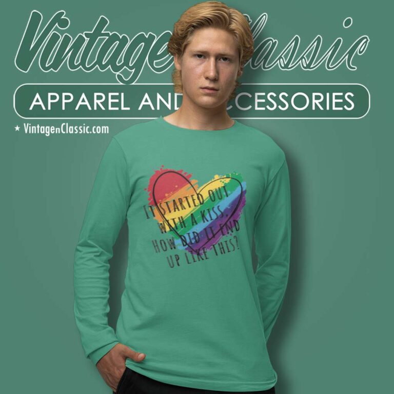 The Killers Mr Brightside Colorful Heart Long Sleeve Tee The Killers Mr Brightside Colorful Heart Long Sleeve Tee