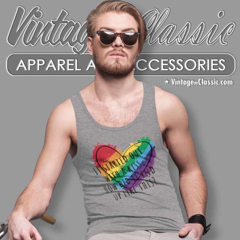 The Killers Mr Brightside Colorful Heart Tank Top Racerback The Killers Mr Brightside Colorful Heart Tank Top Racerback