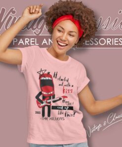 The Killers Mr Brightside Lyric Shirt 6 The Killers Mr Brightside Lyric Women TShirt