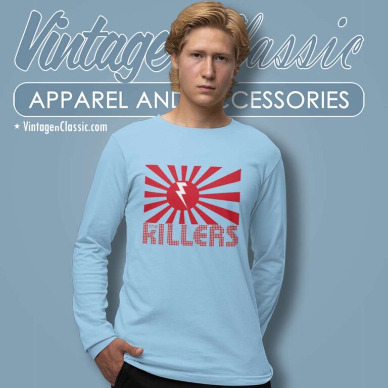 The Killers Official Rising Sun Premium Long Sleeve Tee The Killers Official Rising Sun Premium Long Sleeve Tee
