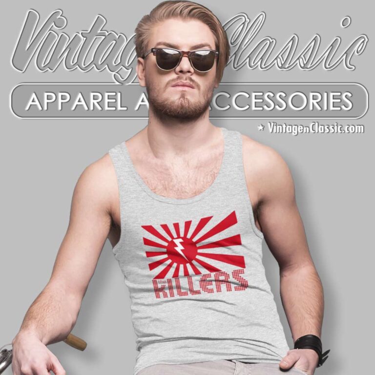 The Killers Official Rising Sun Premium Tank Top Racerback The Killers Official Rising Sun Premium Tank Top Racerback
