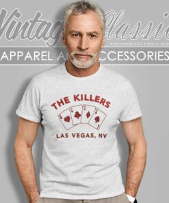 The Killers Playing Cards Las Vegas T Shirt