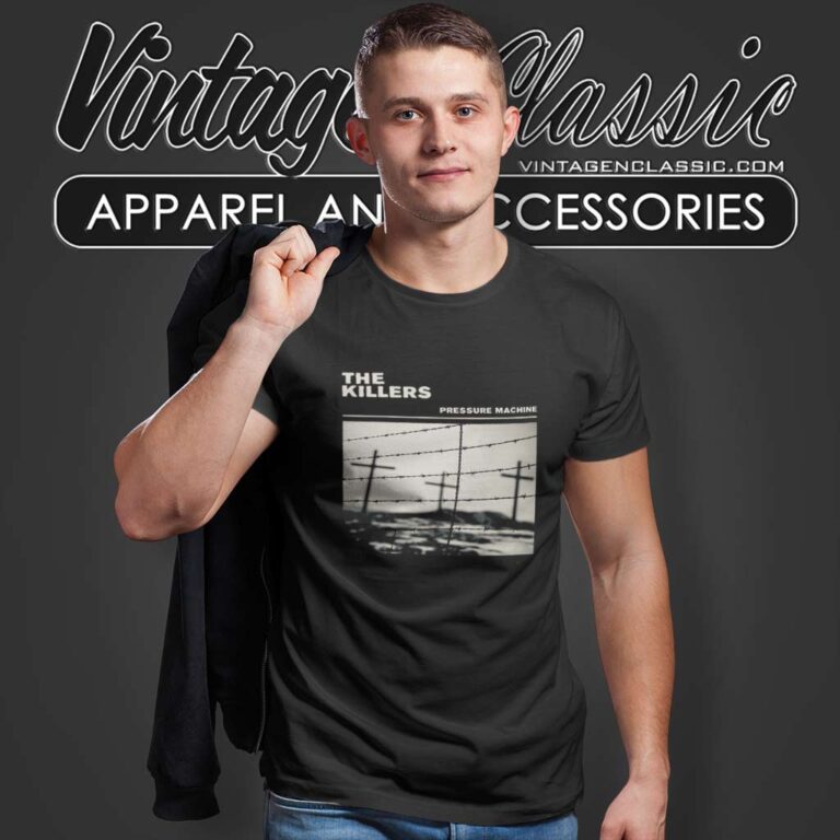 The Killers Shirt Pressure Machine Barbed Wire T Shirt The Killers Shirt Pressure Machine Barbed Wire T Shirt