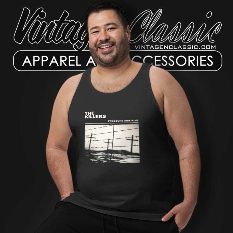 The Killers Shirt Pressure Machine Barbed Wire Tank Top Racerback The Killers Shirt Pressure Machine Barbed Wire Tank Top Racerback