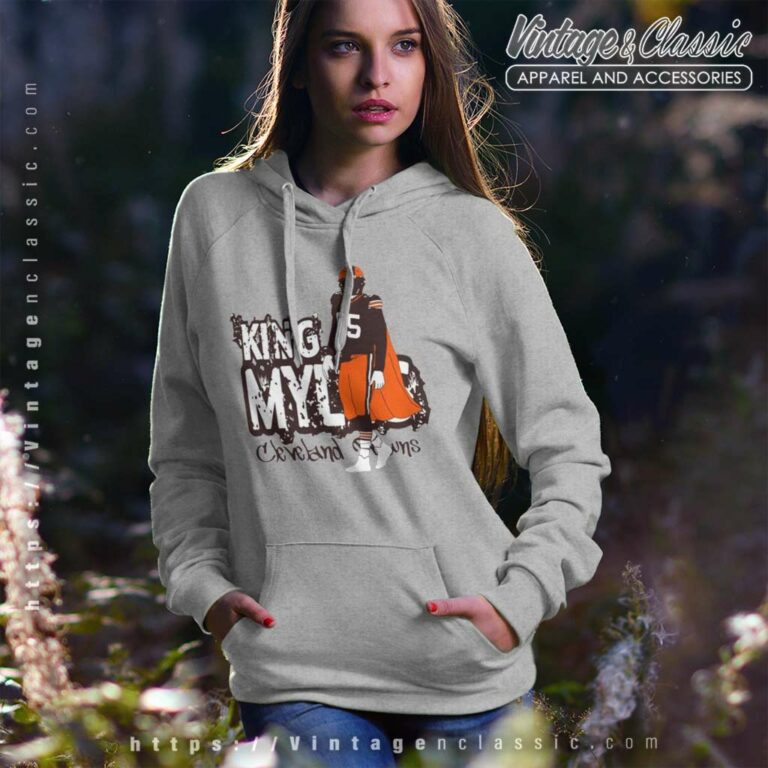 The King Cleveland Browns Myles Garrett Hoodie The King Cleveland Browns Myles Garrett Hoodie