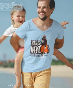 The King Cleveland Browns Myles Garrett V Neck TShirt