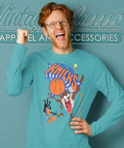 The Knicks X Space Jam Long Sleeve Tee