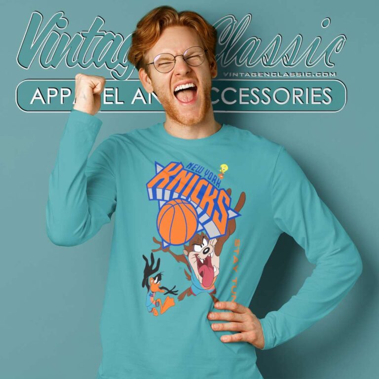 The Knicks X Space Jam Long Sleeve Tee The Knicks X Space Jam Long Sleeve Tee