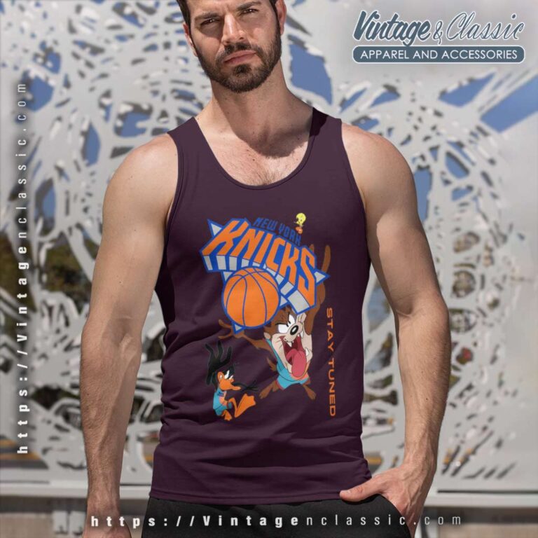 The Knicks X Space Jam Tank Top Racerback The Knicks X Space Jam Tank Top Racerback