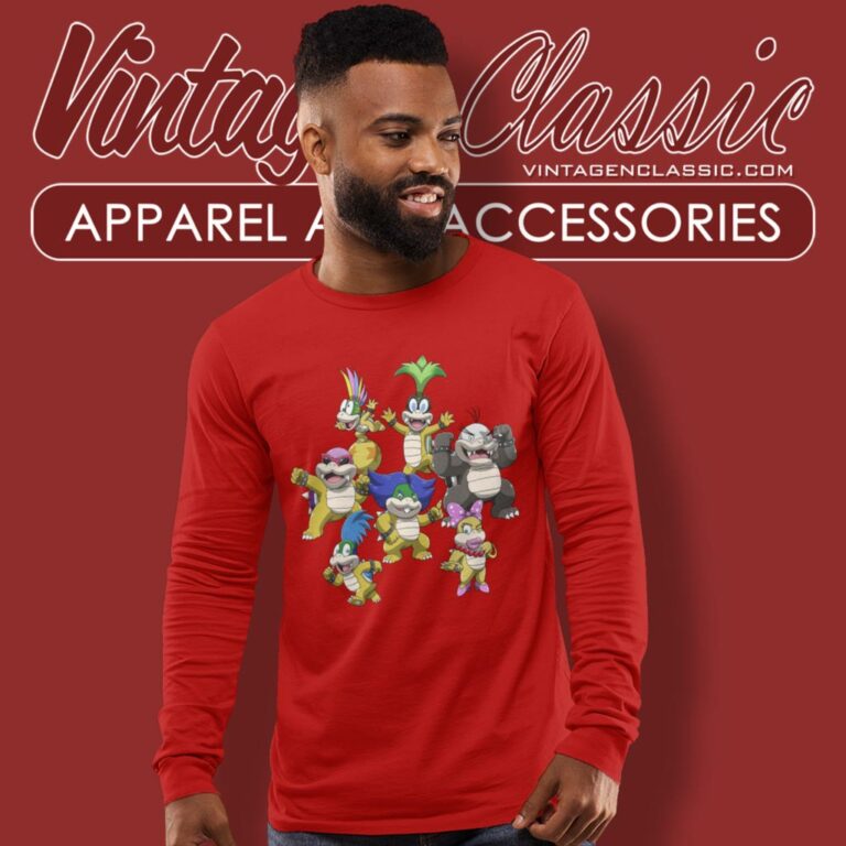 The Koopalings Mario Graphic Long Sleeve Tee The Koopalings Mario Graphic Long Sleeve Tee
