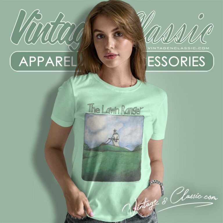 The Lawn Ranger Far Side Gary Larson Comic Women T Shirt The Lawn Ranger Far Side Gary Larson Comic Women T Shirt