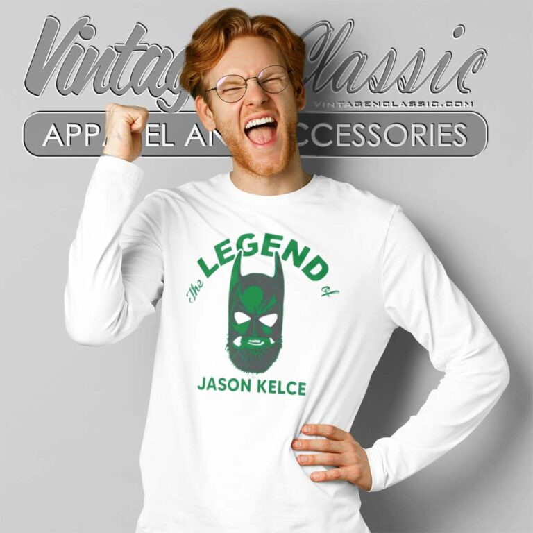 The Legend Jason Kelce Philadelphia Eagles Long Sleeve Tee The Legend Jason Kelce Philadelphia Eagles Long Sleeve Tee