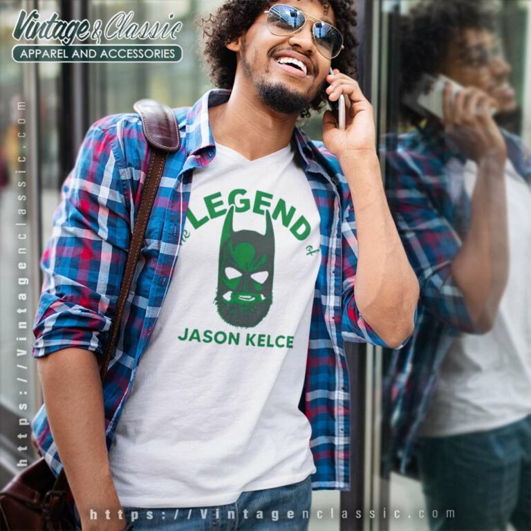 The Legend Jason Kelce Philadelphia Eagles V Neck TShirt The Legend Jason Kelce Philadelphia Eagles V Neck TShirt