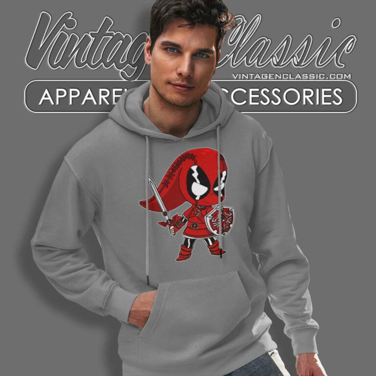 The Legend Of Zelda Deadpool Hoodie The Legend Of Zelda Deadpool Hoodie