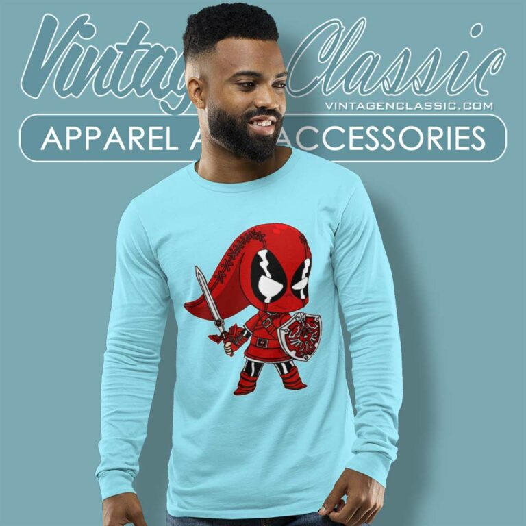 The Legend Of Zelda Deadpool Long Sleeve Tee The Legend Of Zelda Deadpool Long Sleeve Tee