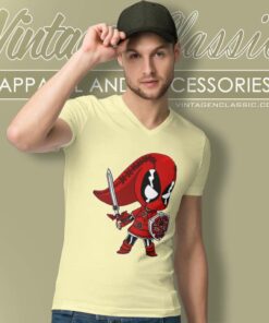 The Legend Of Zelda Deadpool V Neck TShirt