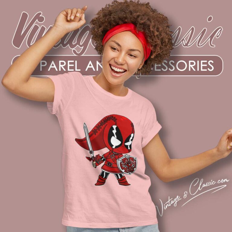 The Legend Of Zelda Deadpool Women TShirt The Legend Of Zelda Deadpool Women TShirt