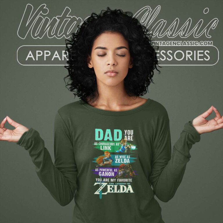 The Legend Of Zelda Father Day Gift Long Sleeve Tee The Legend Of Zelda Father Day Gift Long Sleeve Tee
