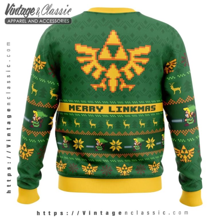The Legend Of Zelda Ugly Christmas Sweater back Ugly Sweater The Legend Of Zelda Ugly Christmas Sweater back Ugly Sweater