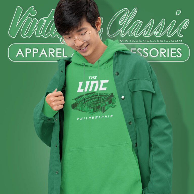 The Linc Philadelphia Eagles Super Bowl Lviii Hoodie The Linc Philadelphia Eagles Super Bowl Lviii Hoodie