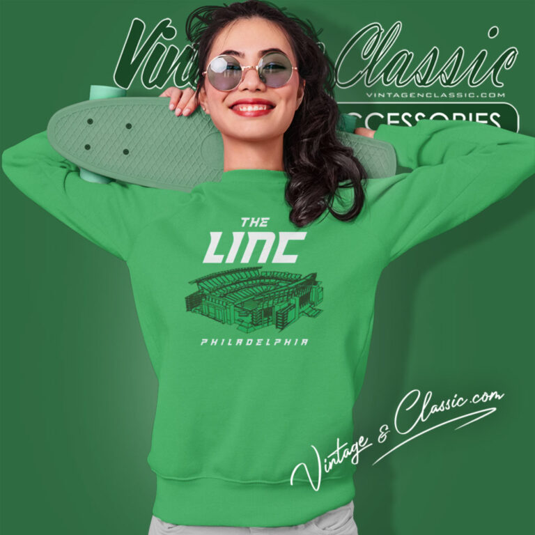 The Linc Philadelphia Eagles Super Bowl Lviii Sweatshirt The Linc Philadelphia Eagles Super Bowl Lviii Sweatshirt