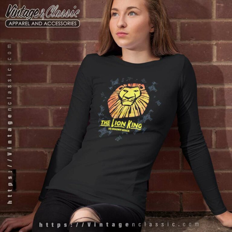 The Lion King Broadway Musical Long Sleeve Tee The Lion King Broadway Musical Long Sleeve Tee
