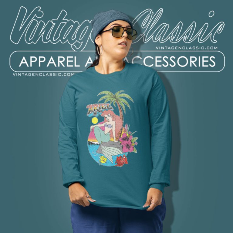 The Little Mermaid Ariel Logo Long Sleeve Tee The Little Mermaid Ariel Logo Long Sleeve Tee